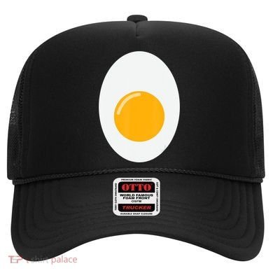 Fried Egg Cute Lazy Halloween Costume Hat