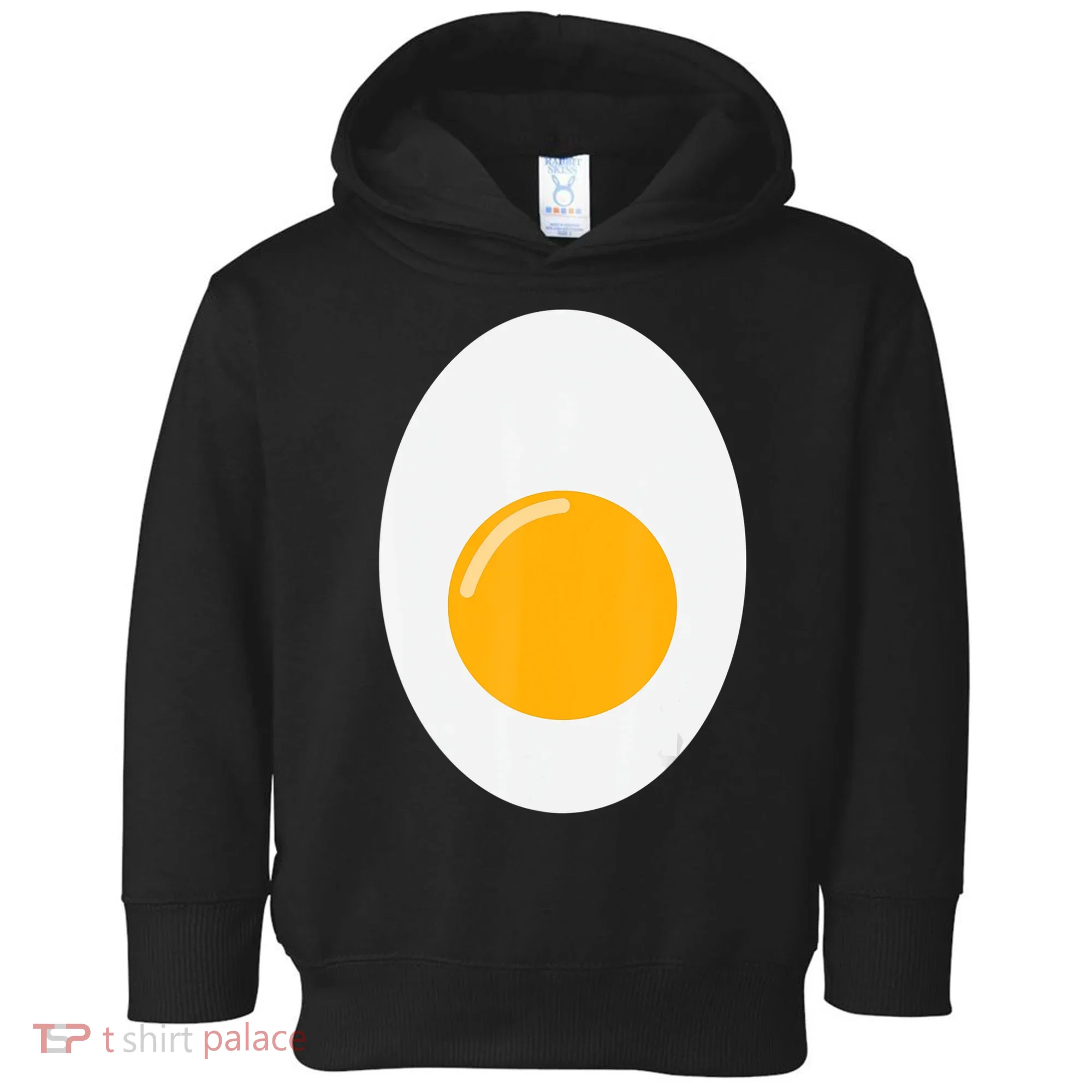 Fried Egg Cute Lazy Halloween Costume Toddler Hoodie