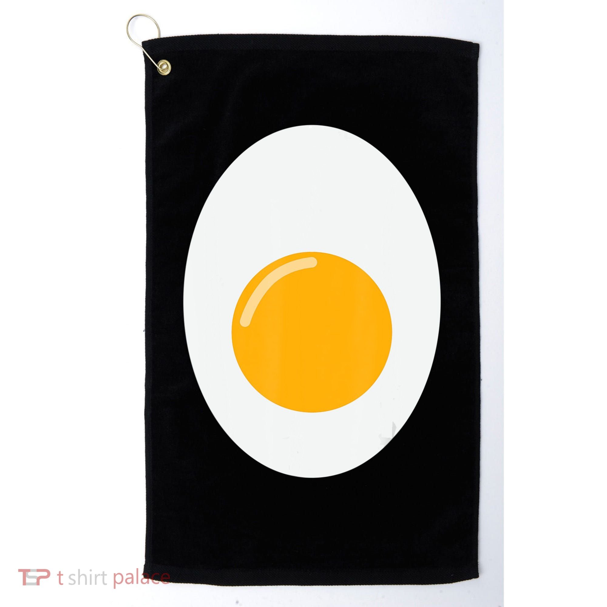 Fried Egg Cute Lazy Halloween Costume Golf Towel