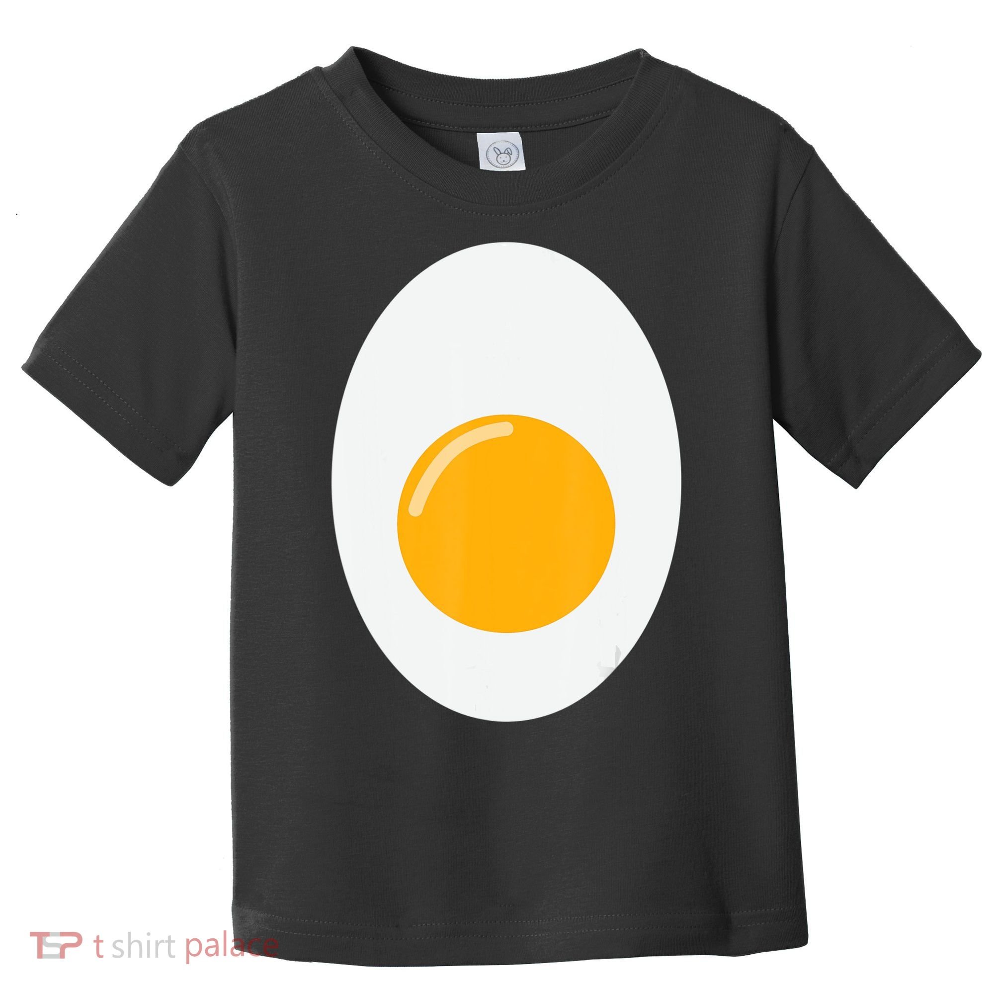 Fried Egg Cute Lazy Halloween Costume Toddler T-Shirt