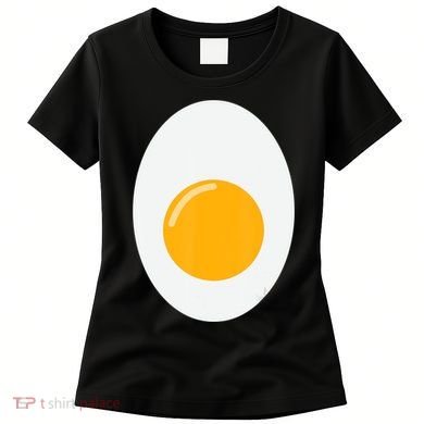 Fried Egg Cute Lazy Halloween Costume Women's T-Shirt