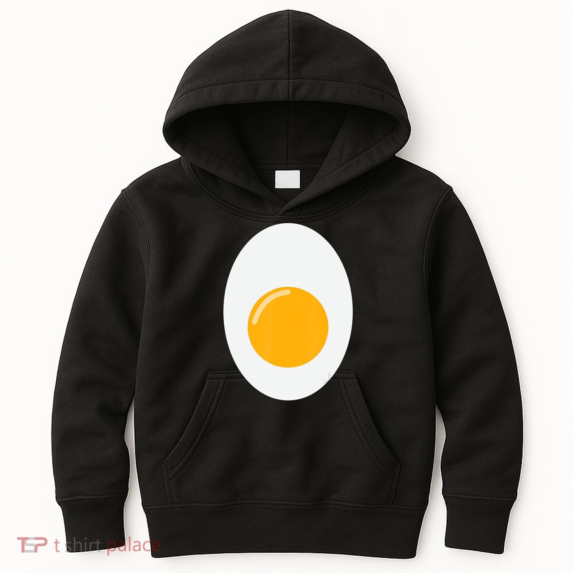 Fried Egg Cute Lazy Halloween Costume Kids Hoodie