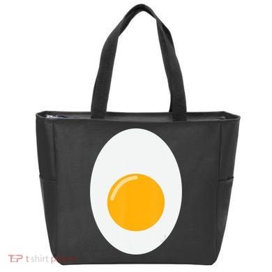 Fried Egg Cute Lazy Halloween Costume Tote Bag