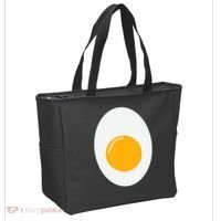 Fried Egg Cute Lazy Halloween Costume Tote Bag thumb 2
