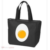 Fried Egg Cute Lazy Halloween Costume Tote Bag thumb 3