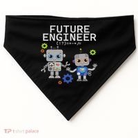 Future Engineer Costume Robot Robotics USA-Made Doggie Bandana thumb 0