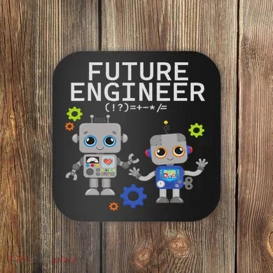 Future Engineer Costume Robot Robotics Coaster
