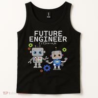 Future Engineer Costume Robot Robotics Tank Top thumb 2