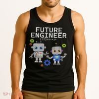 Future Engineer Costume Robot Robotics Tank Top thumb 3