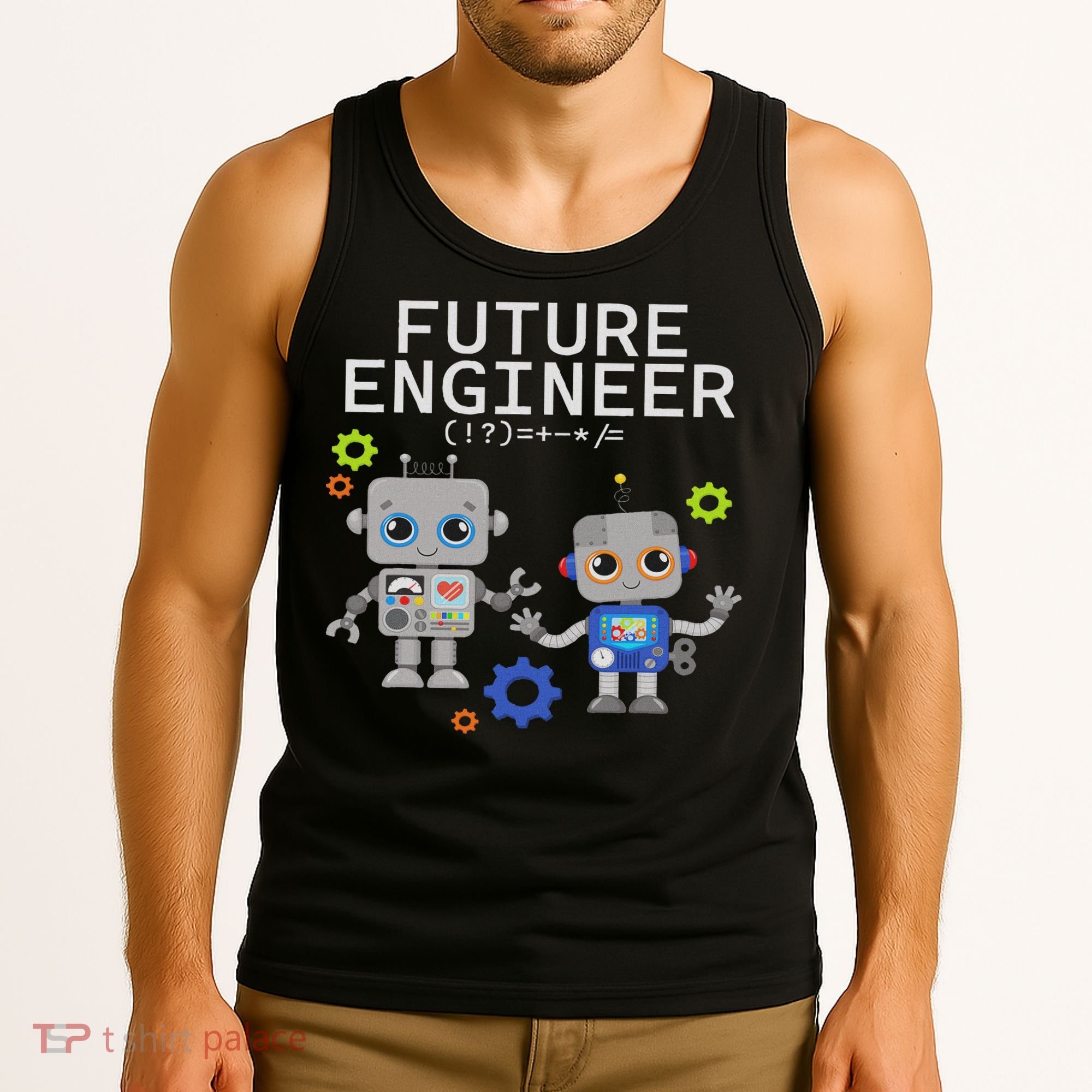 Future Engineer Costume Robot Robotics Tank Top