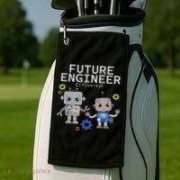 Future Engineer Costume Robot Robotics Golf Towel thumb 2