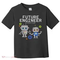 Future Engineer Costume Robot Robotics Toddler T-Shirt thumb 0