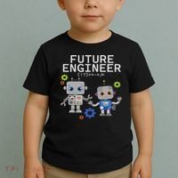 Future Engineer Costume Robot Robotics Toddler T-Shirt thumb 2