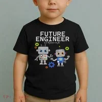 Future Engineer Costume Robot Robotics Toddler T-Shirt thumb 2