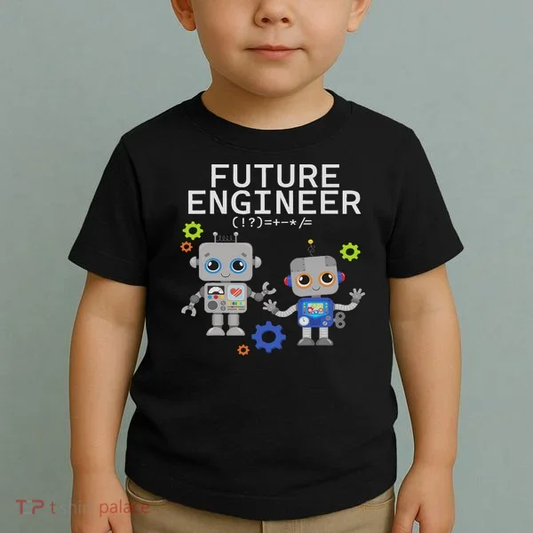 Future Engineer Costume Robot Robotics Toddler T-Shirt