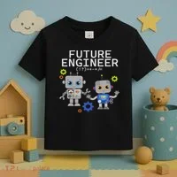 Future Engineer Costume Robot Robotics Toddler T-Shirt thumb 3