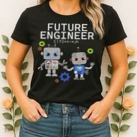 Future Engineer Costume Robot Robotics Women's T-Shirt thumb 2