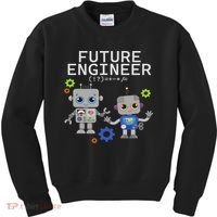 Future Engineer Costume Robot Robotics Kids Sweatshirt thumb 0