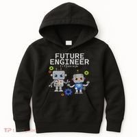 Future Engineer Costume Robot Robotics Kids Hoodie thumb 0