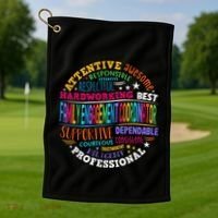 Family Engagement Coordinator Golf Towel thumb 1