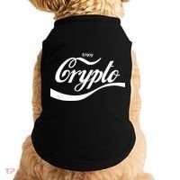 Funny Enjoy Crypto Cola Logo Doggie Tank thumb 0