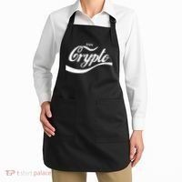 Funny Enjoy Crypto Cola Logo Apron thumb 2