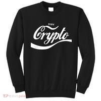 Funny Enjoy Crypto Cola Logo Sweatshirt thumb 0