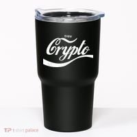 Funny Enjoy Crypto Cola Logo Tumbler thumb 0