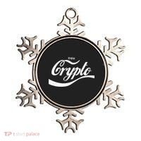 Funny Enjoy Crypto Cola Logo Ornament thumb 0