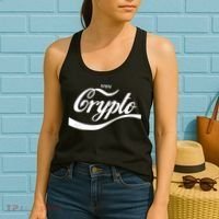 Funny Enjoy Crypto Cola Logo Women's Tank Top thumb 2