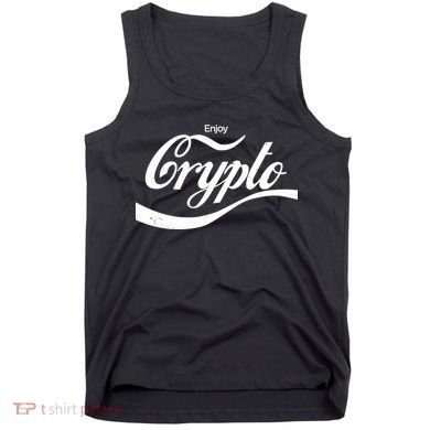 Funny Enjoy Crypto Cola Logo Tank Top