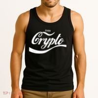 Funny Enjoy Crypto Cola Logo Tank Top thumb 3