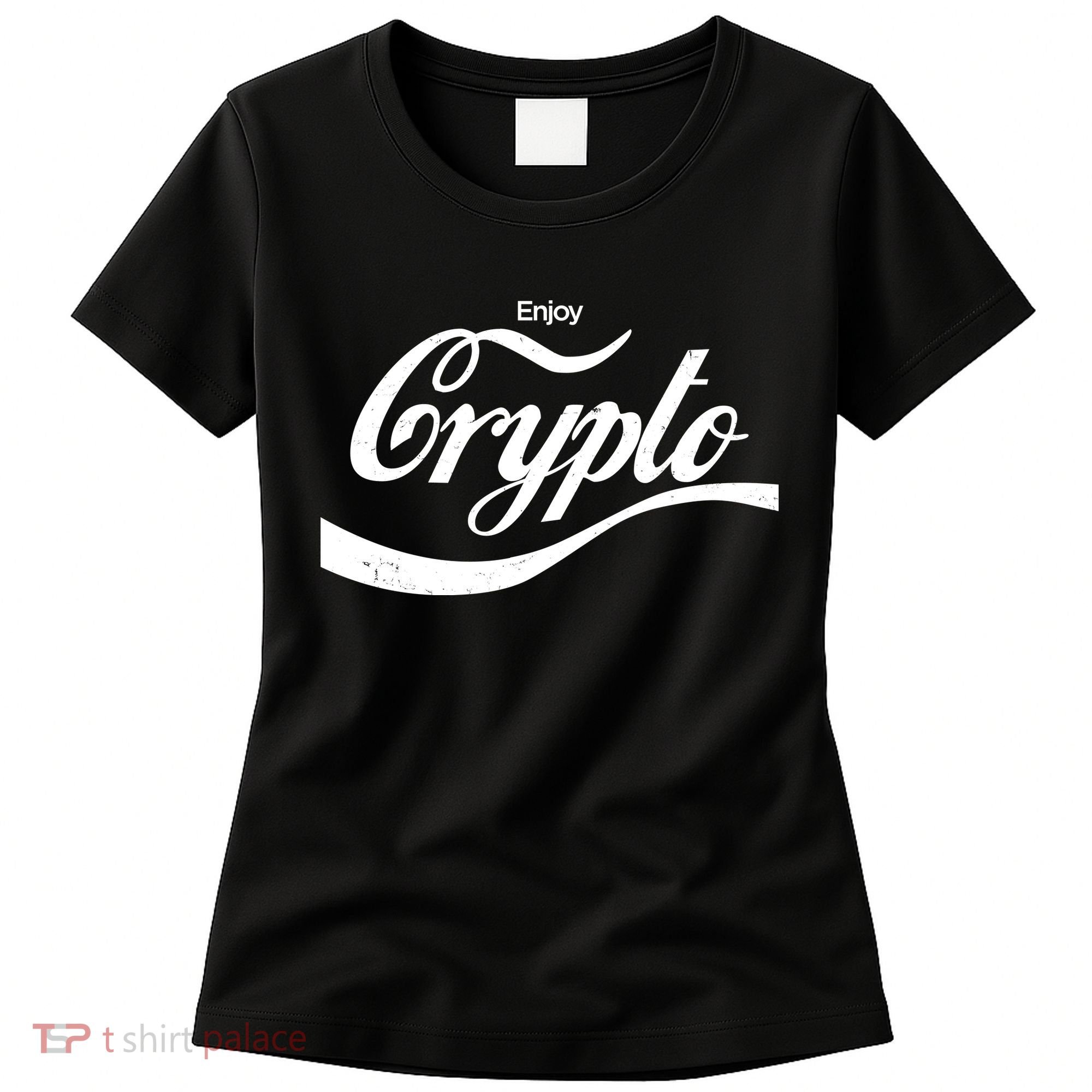 Funny Enjoy Crypto Cola Logo Women's T-Shirt