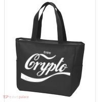 Funny Enjoy Crypto Cola Logo Tote Bag thumb 3