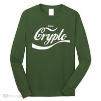 Funny Enjoy Crypto Cola Logo Long Sleeve Shirt thumb 0