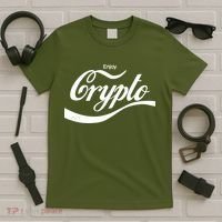 Funny Enjoy Crypto Cola Logo T-Shirt thumb 5