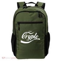 Funny Enjoy Crypto Cola Logo Backpack thumb 0
