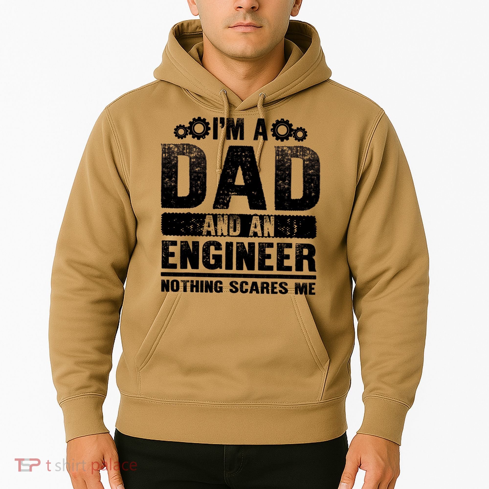 Funny Engineer Dad Art For Men Father Day Engineering Lovers T Hoodie