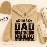 Funny Engineer Dad Art For Men Father Day Engineering Lovers T Hoodie thumb 4