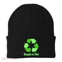 Funny Earth Day Recycle Or Die Beanie thumb 0