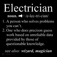 Funny Electrician Definition Electrical Engineer Gift USA-Made Doggie Bandana thumb 2