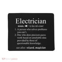 Funny Electrician Definition Electrical Engineer Gift Mousepad thumb 0