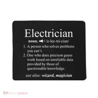 Funny Electrician Definition Electrical Engineer Gift Mousepad thumb 0