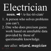 Funny Electrician Definition Electrical Engineer Gift Hat thumb 2
