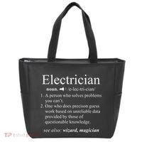 Funny Electrician Definition Electrical Engineer Gift Tote Bag thumb 0