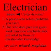 Funny Electrician Definition Electrical Engineer Gift Santa Hat thumb 1