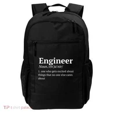 Funny Engineer Definition Backpack