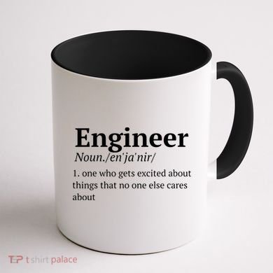 Funny Engineer Definition Coffee Mug back