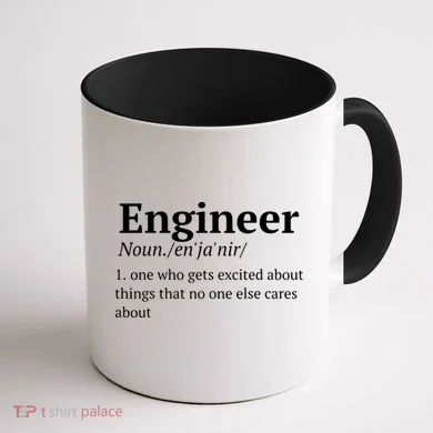 Funny Engineer Definition Coffee Mug back
