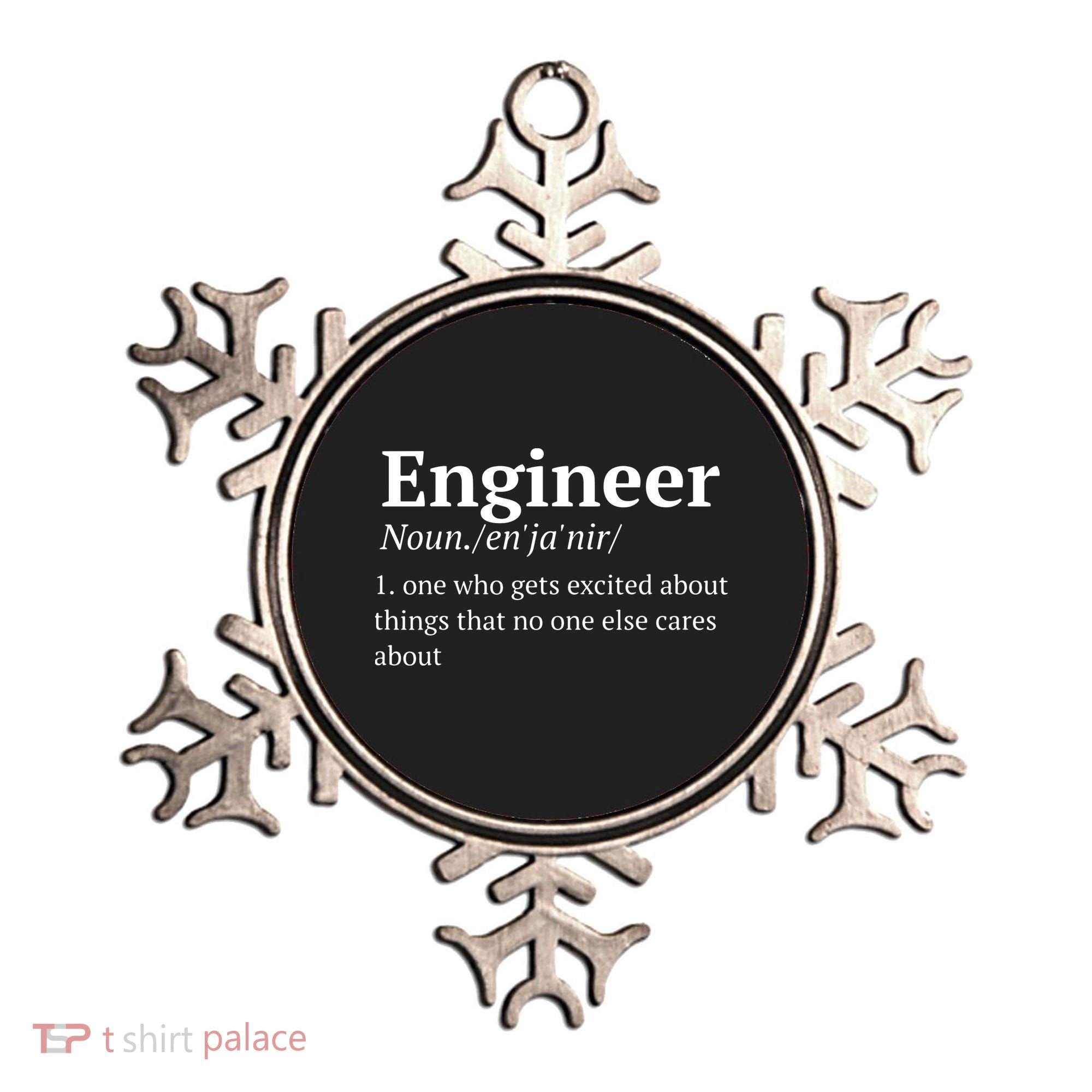 Funny Engineer Definition Ornament
